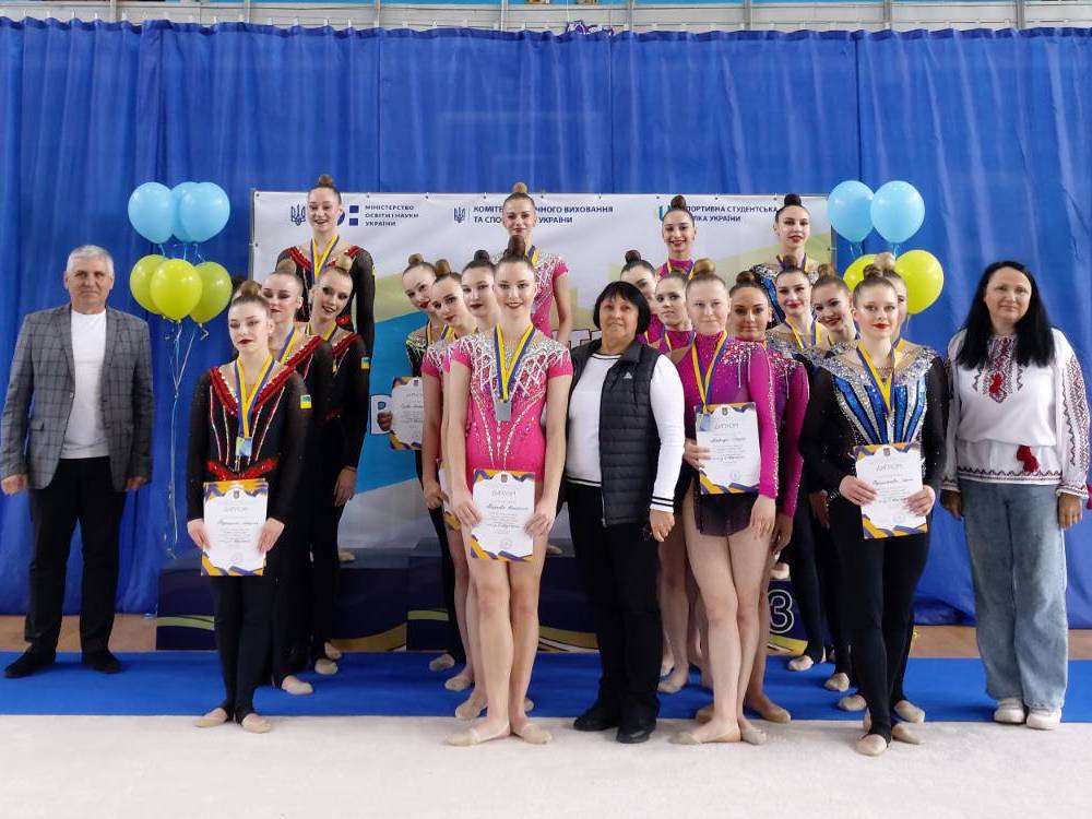 Успіх студенток факультету фізичного виховання на змаганнях ХІХ літньої Універсіади України з художньої гімнастики