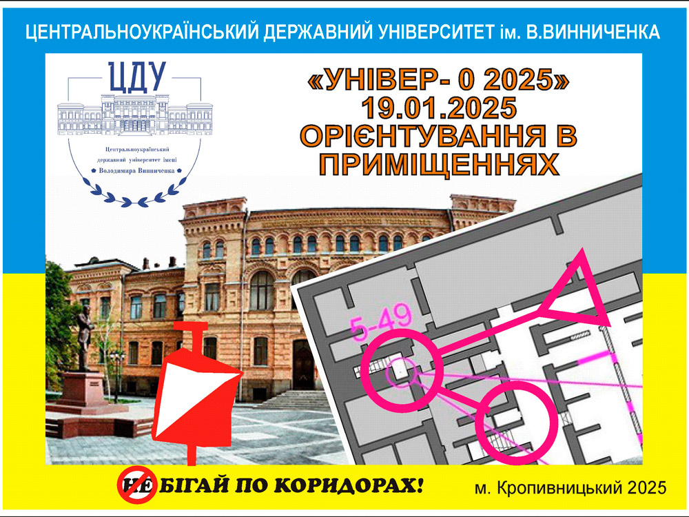 Відкриті змагання зі спортивного орієнтування в приміщенні «Універ-О 2025»