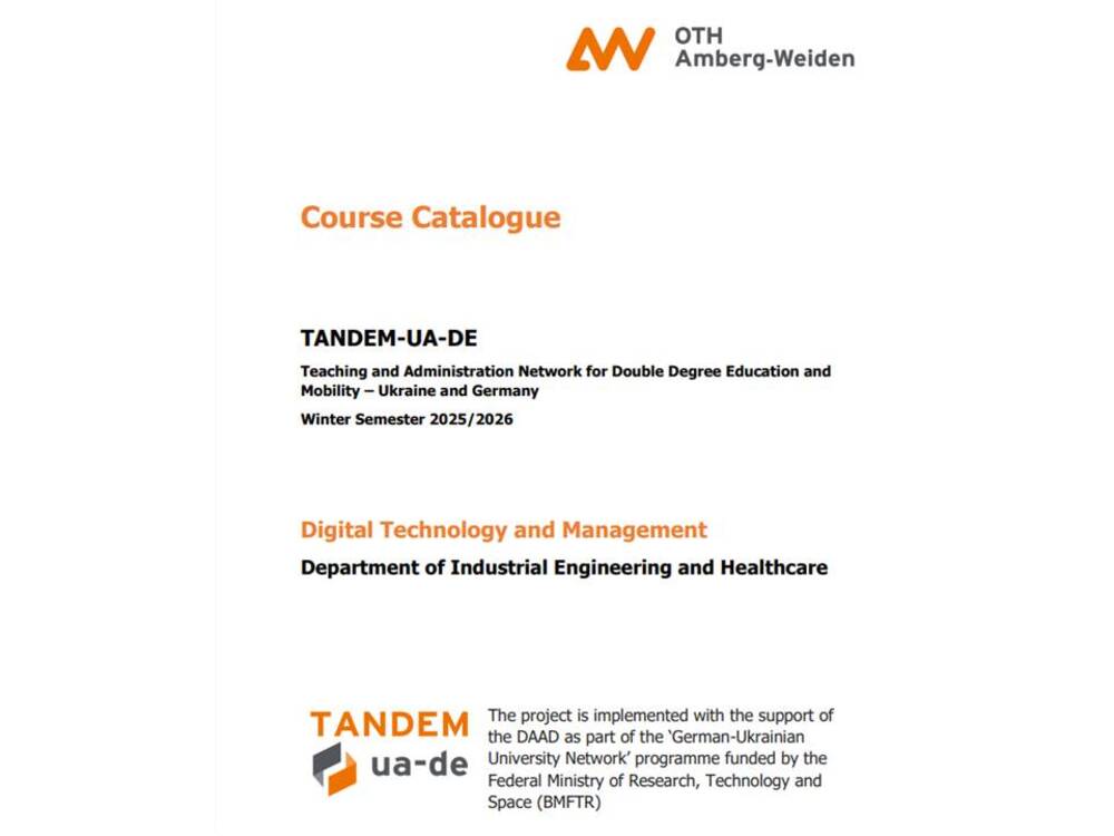 Старт набору студентів на онлайн-курси проєкту TANDEM-UA-DE у зимовому семестрі 2025/2026
