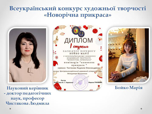 Всеукраїнський конкурс художньої творчості Новорічна прикраса